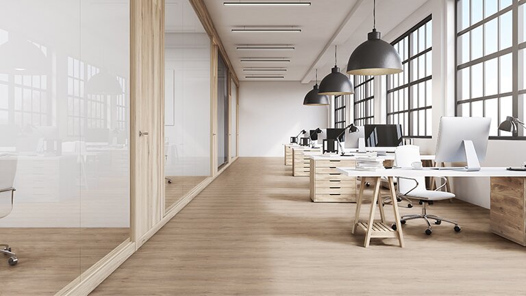 Büro, Schreibtisch, Bodenbelag, Fenster